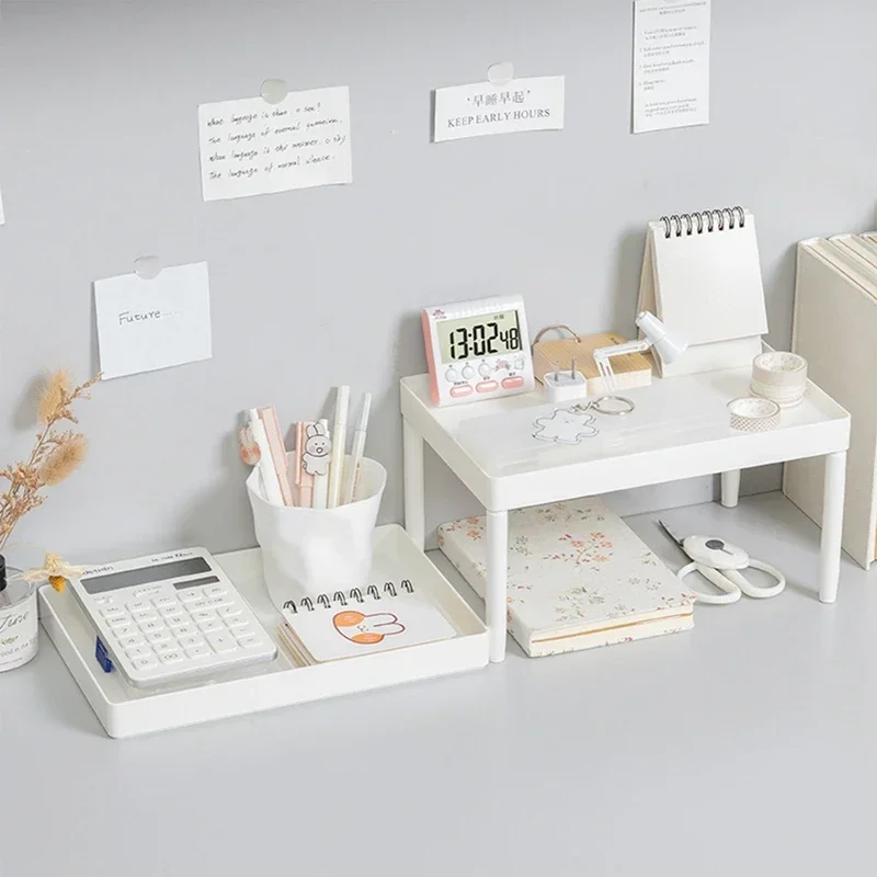 

Rack Multifunctional Cosmetic Organizer Desk Shelf Shelves Sundries Double-layer Storage Desktop