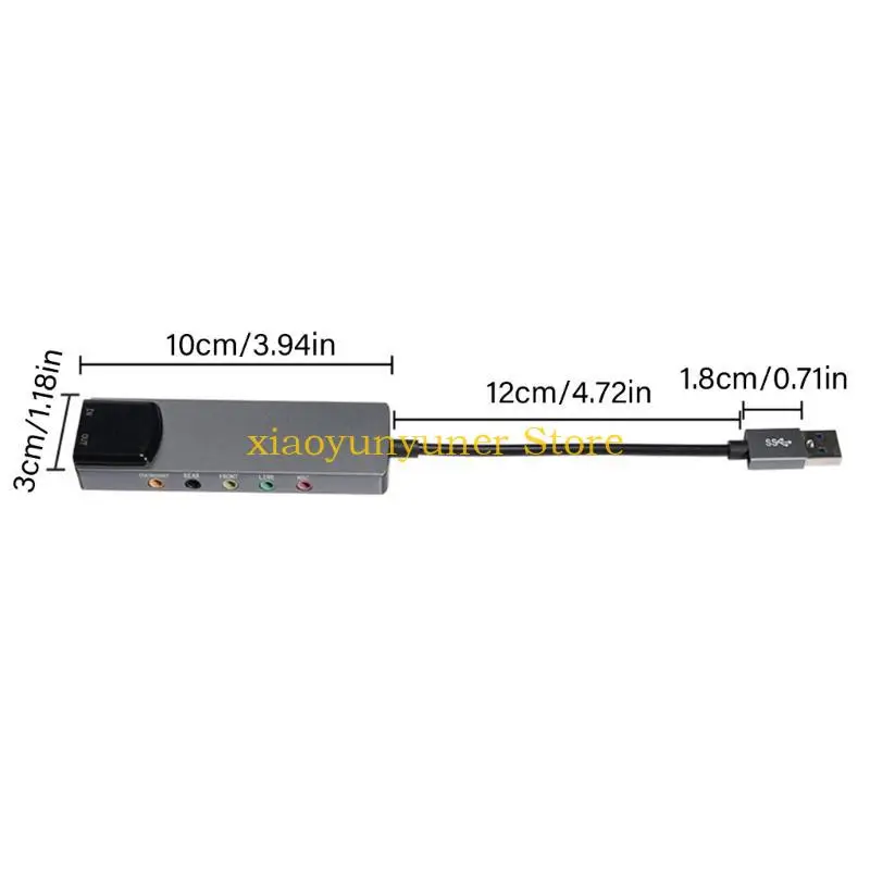 PC용 전이중 재생 및 녹음 기능을 갖춘 P9JB 다중 채널 USB 외부 사운드 카드 변환기