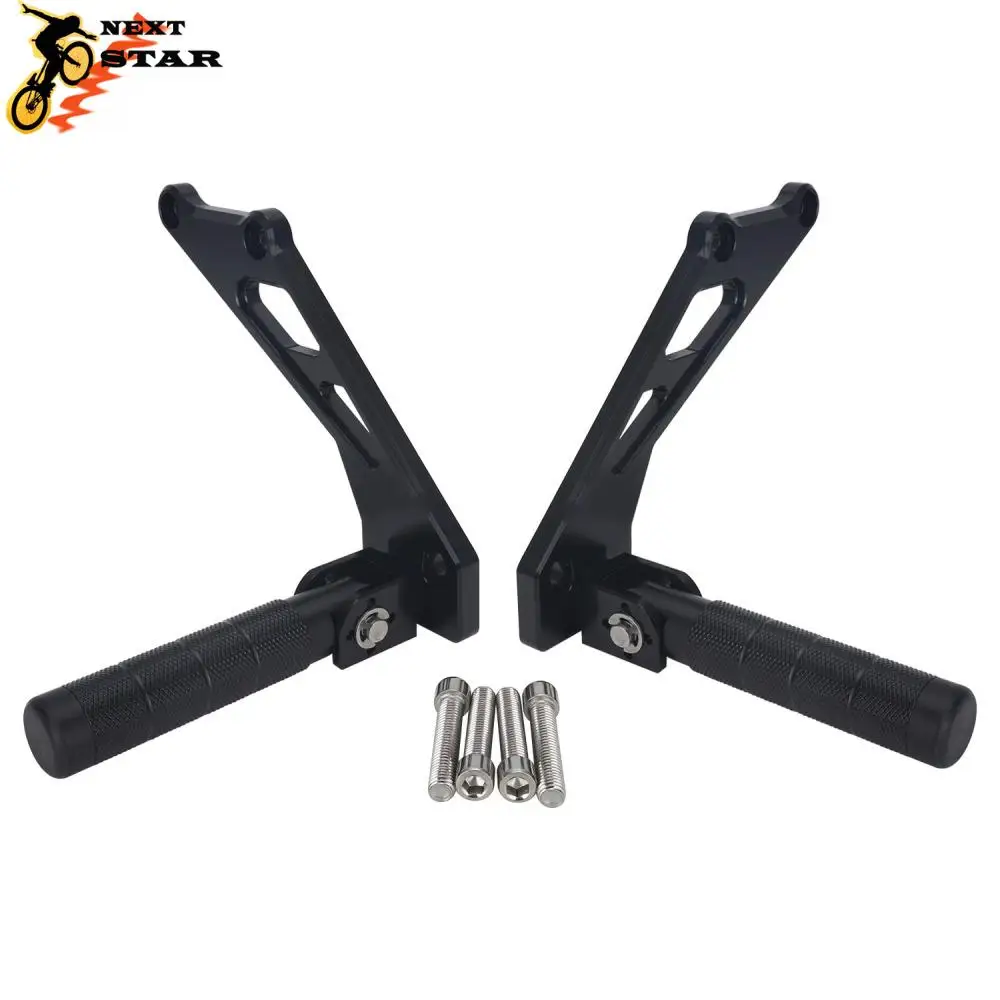 Motorcycle Accessories Motorcycle Footrests Motorcycle Foot Pedals Motorcycle Rear Foot Pegs Pedal Bracket Passenger Footrests for Sur Ron Light Bee X S/X/L1E Segway X260/X160 Electric Dirt Bike