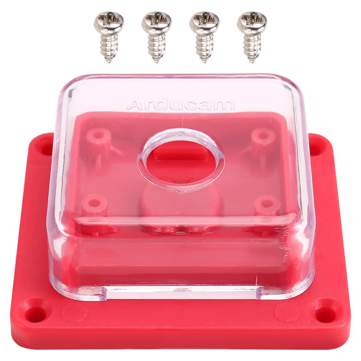 For RPi Camera Module Case for RPi Camera V1/V2 16MP/64MP IMX219 Board Housing Case Red