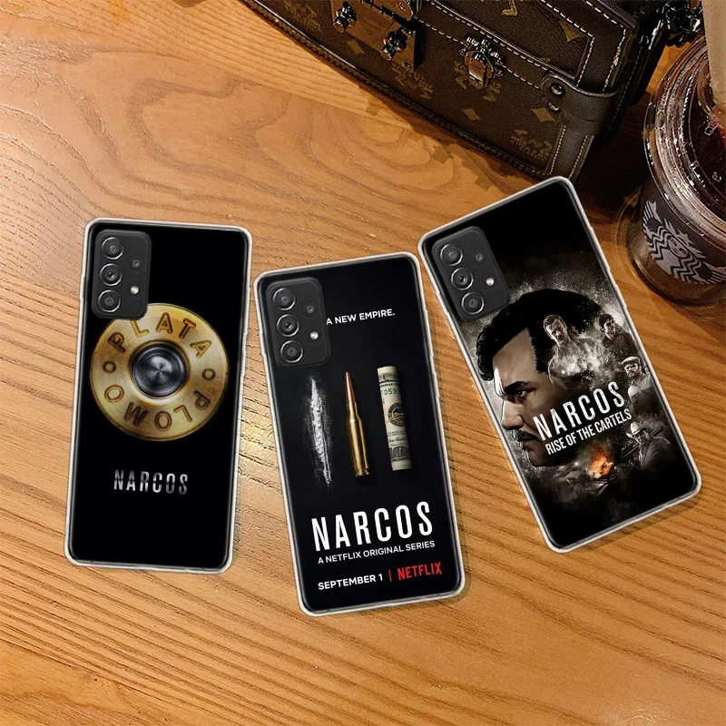 Narcos Tv Series Pablo Escobar Custodia Per Telefono Per Galaxy Note 20 Ultra 10 Lite 9 8 Samsung A15 A25 A35 A55 M11 M12 M21 M30S M31 M32