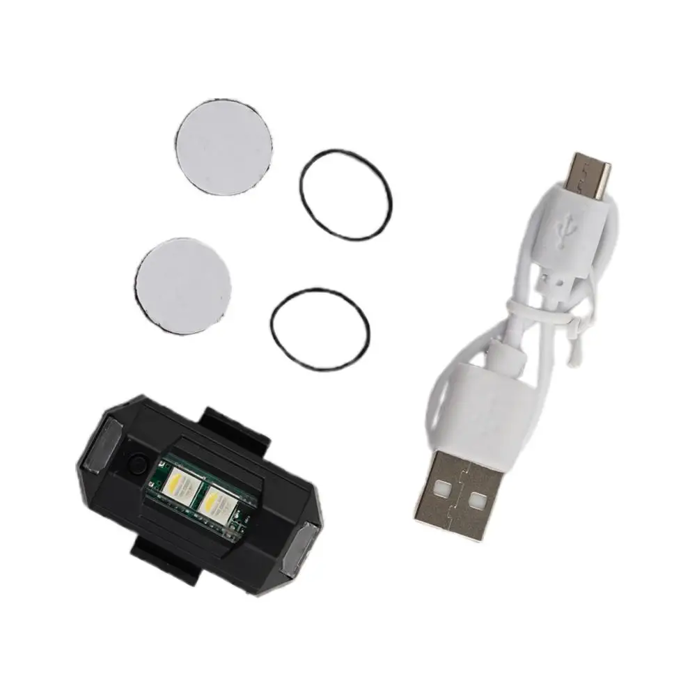 Motorcycle Lights Drone Strobe Light Usb Led Anti-collision Flashing Light Warning Aircraft Night Flying Signal Mini Bi U1o7