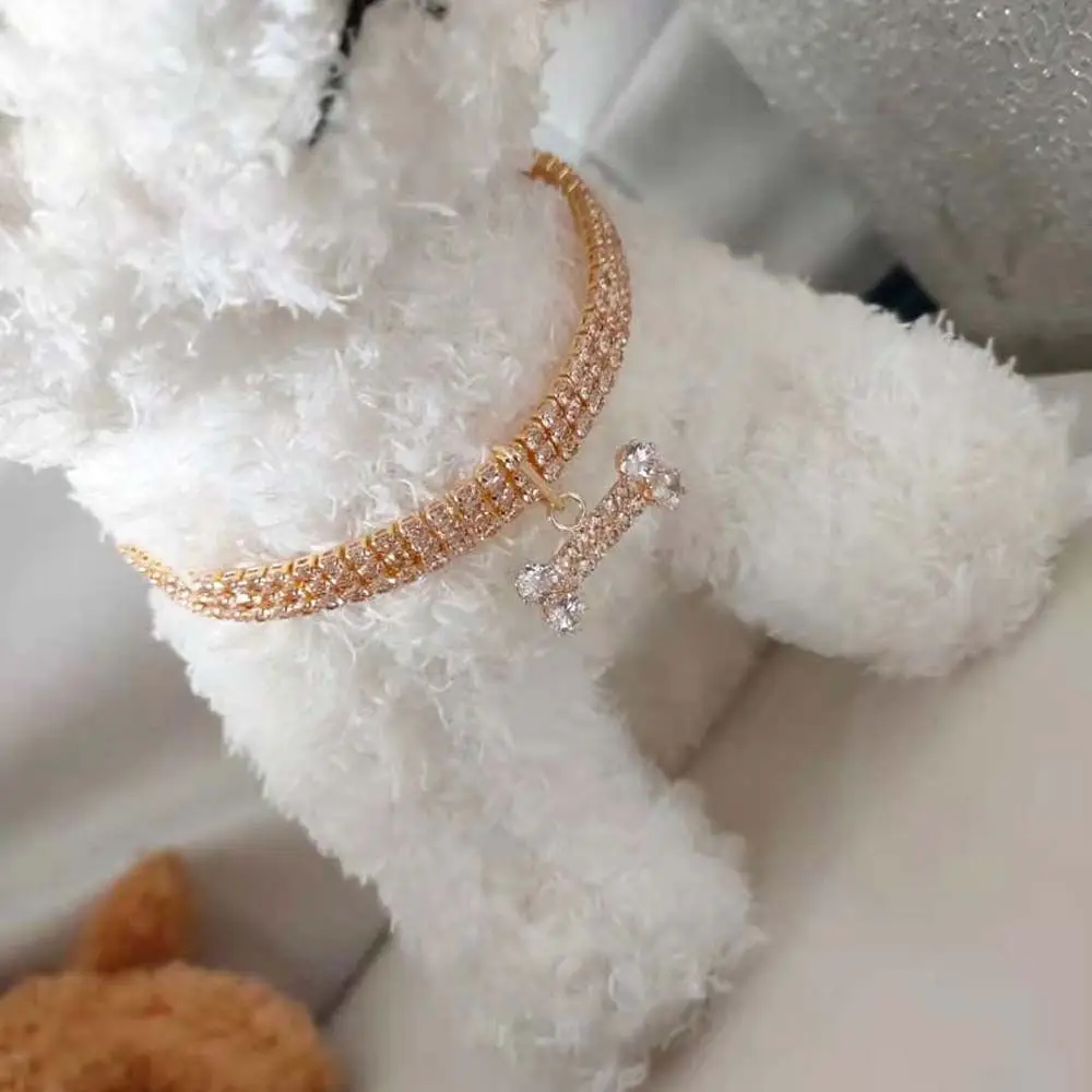 

Fashion High-end For Cat and Dog Puppy Accessories Dog Chain Jewelry Cat Jewelry Pet Collar Dog Necklace Pet Supplies