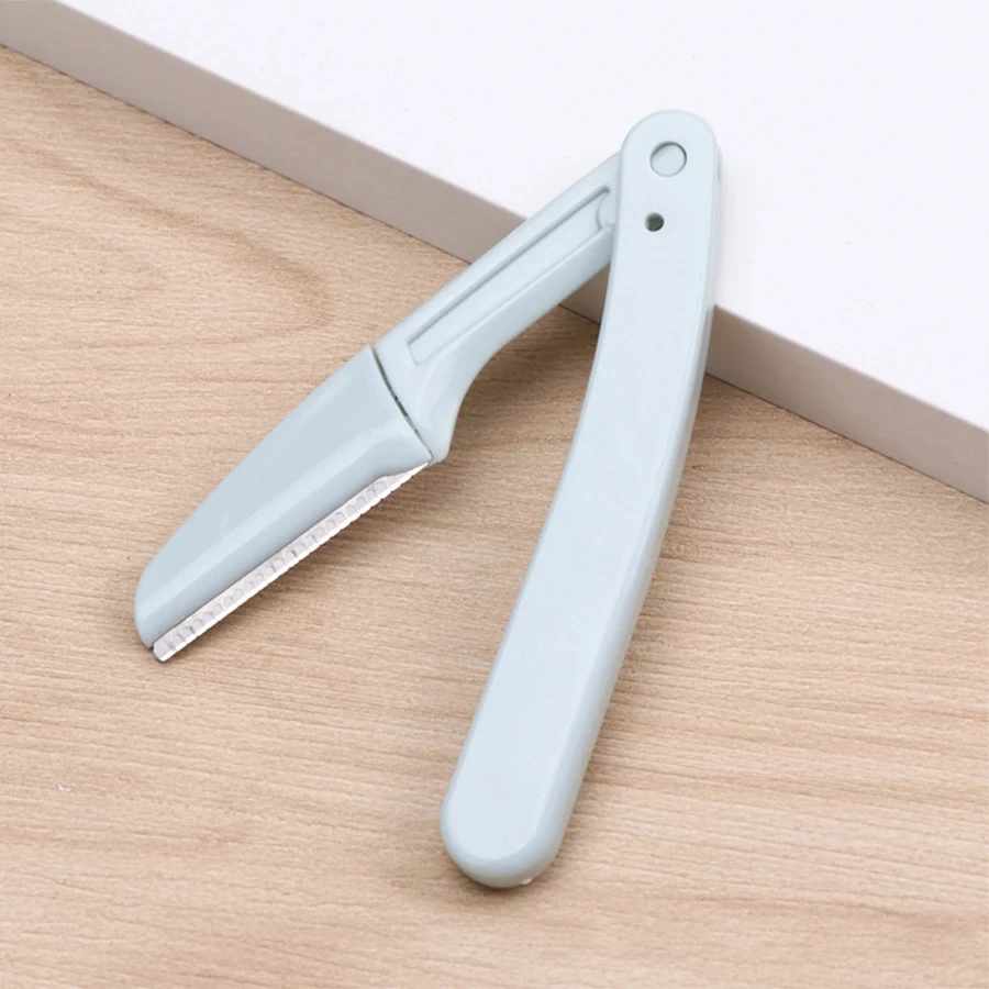 Colorful Foldable Eyebrow Trimmer Macro Detachable Blade Eyebrow Scraper Portable Convenient For Eyebrow Trimming Beauty Tool 6