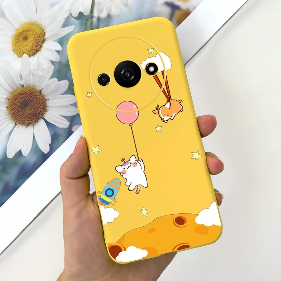 Shockproof Silicone Soft Case with Cute Astronaut Design