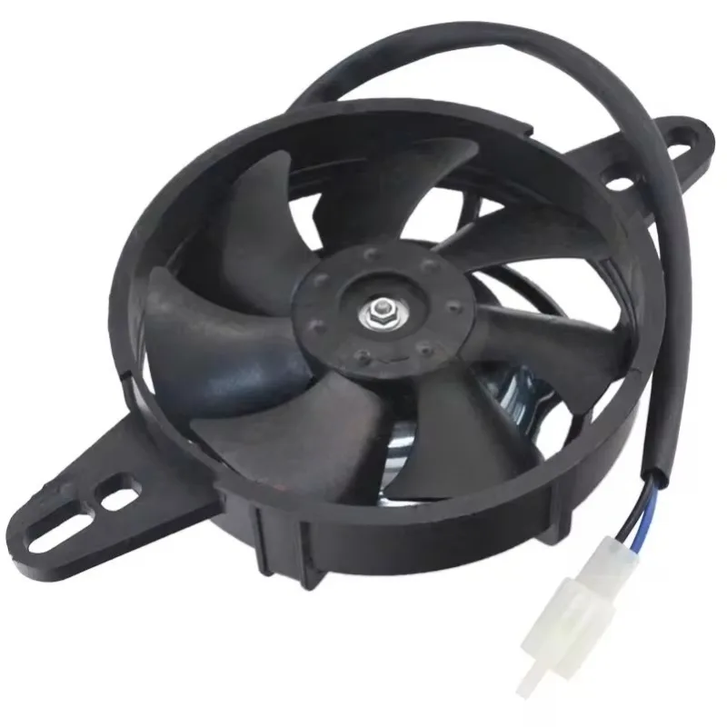 Motorcycle cooling fan for 150cc, 200cc, 250cc ATV, 4WD karts, 12V electric radiator and oil cooler