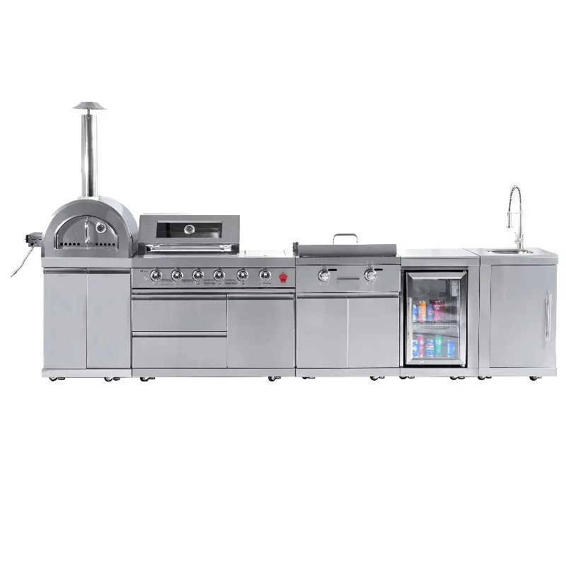 Cuisine modulaire extérieur style moderne Premium 1