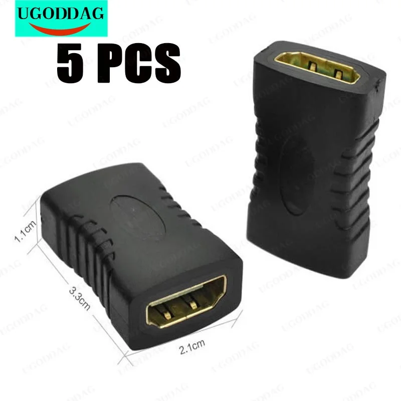 5 Pz Femmina A Femmina Hdmi Compatibile Extender Connettore Accoppiatore Adattatore Extender Per Laptop Tv Tv 1080P 4K * 2K 3D