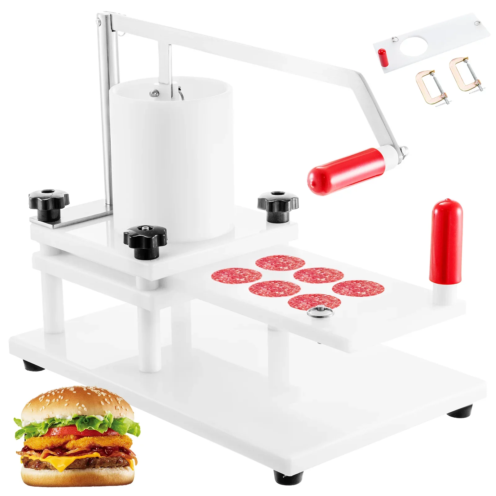 Horus easy operating manual press hamburger machine for household and commercial