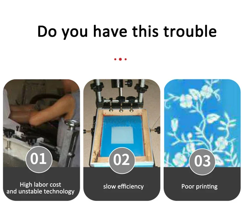220v Electric Screen Printing Machine Semi-automatic Pneumatic Desktop High-prec