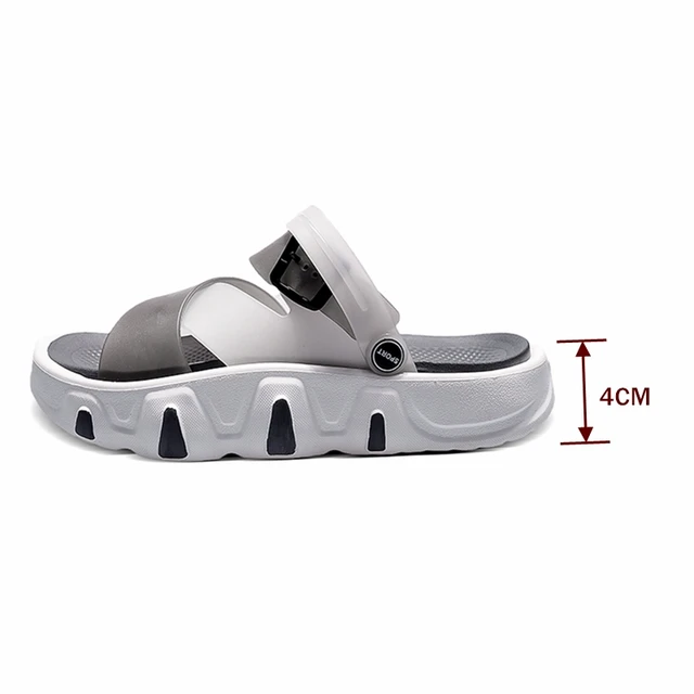 Sandal Thick Bottom Men | Increase Height Sandals Men | Thick Increase  Sandal Men - Men's Sandals - Aliexpress