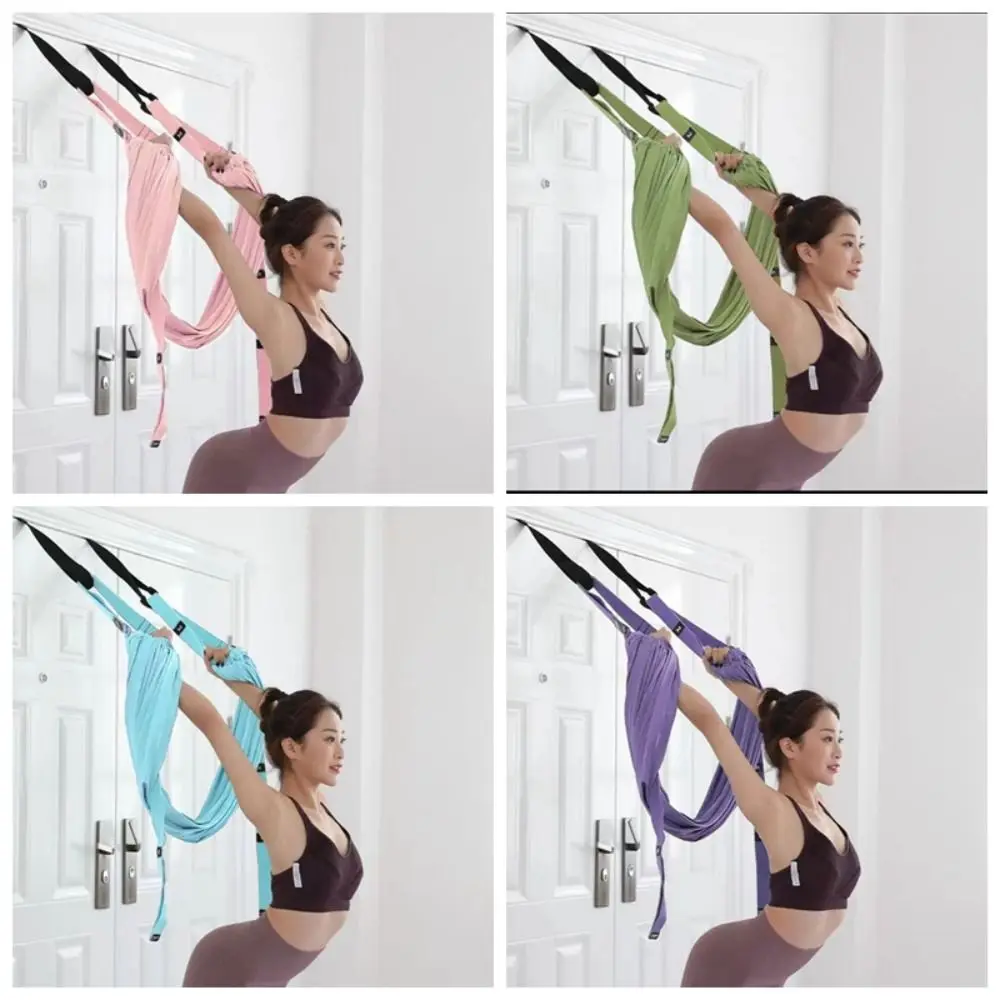 

Adjustable Aerial Yoga Strap hammock practice Stretch Elastic Yoga Rope Inversion Swing Yoga Belt Gym