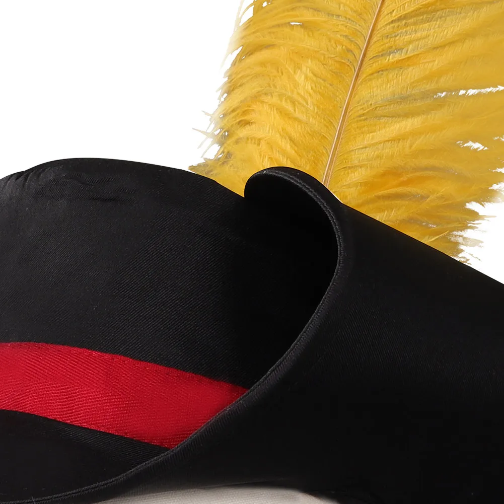 Puss in Boots Cosplay Kids Adult Hat Cap Costume with Feather Prop Children Role Play Accessories Gifts cosplay hat