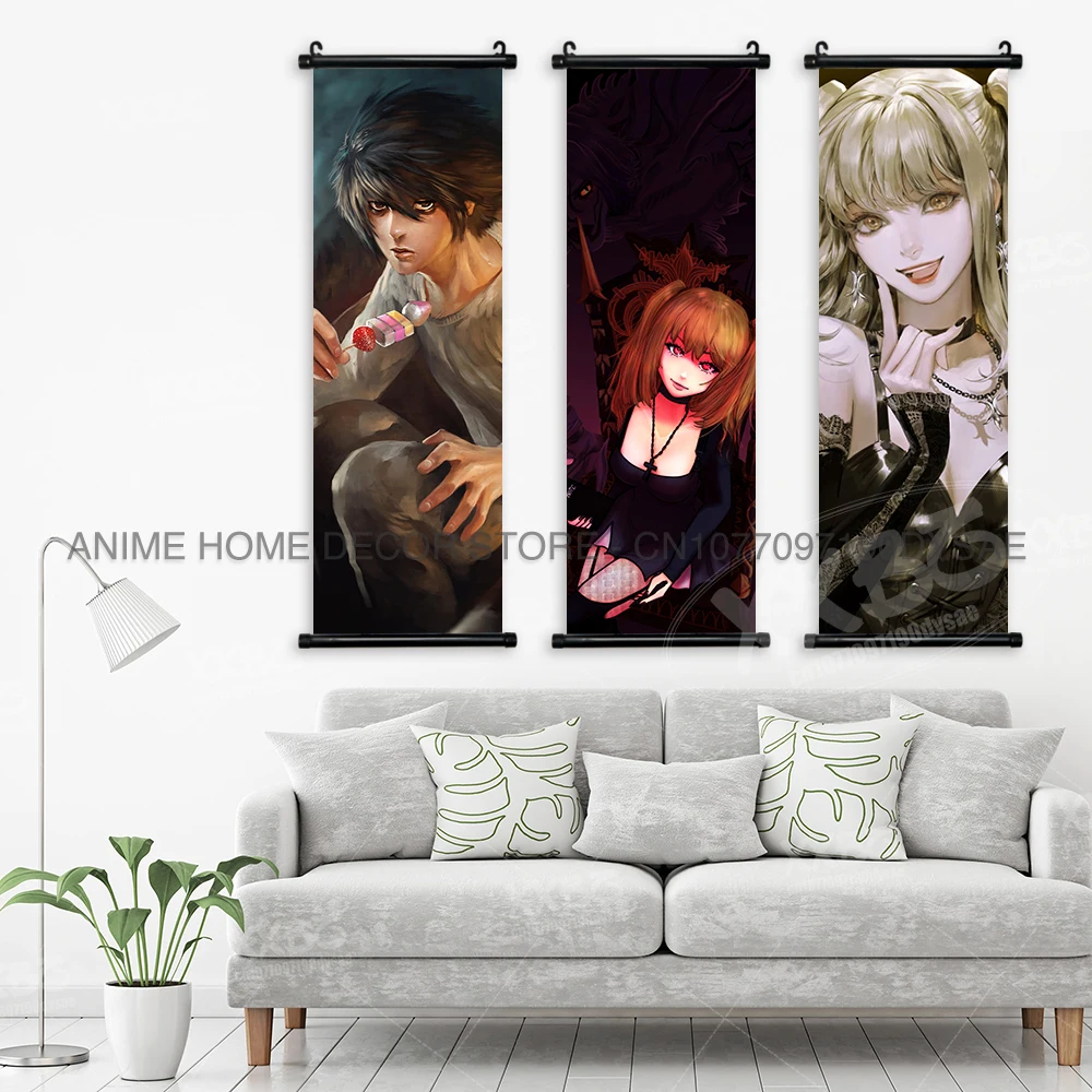 Poster Sur Toile Death Note 30x45 Cm - Décoration Murale Animé Pour Salon, Chambre, Bureau - 7