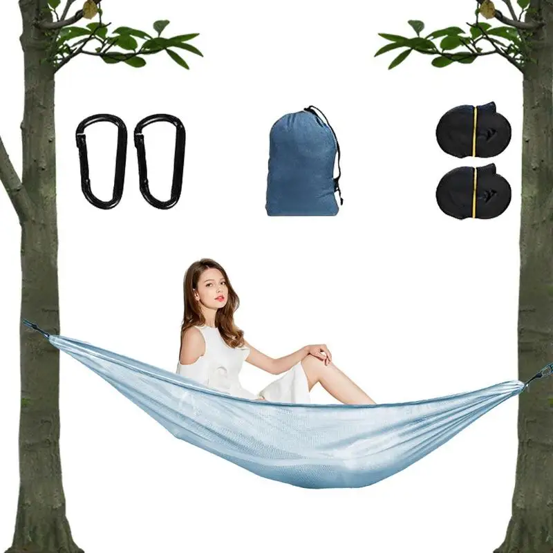 

Camping Hammocks Backpacking Hammock Ice Silk Hammocks Single Or Double Hammock For Backyard Yard Camping Hiking Patio