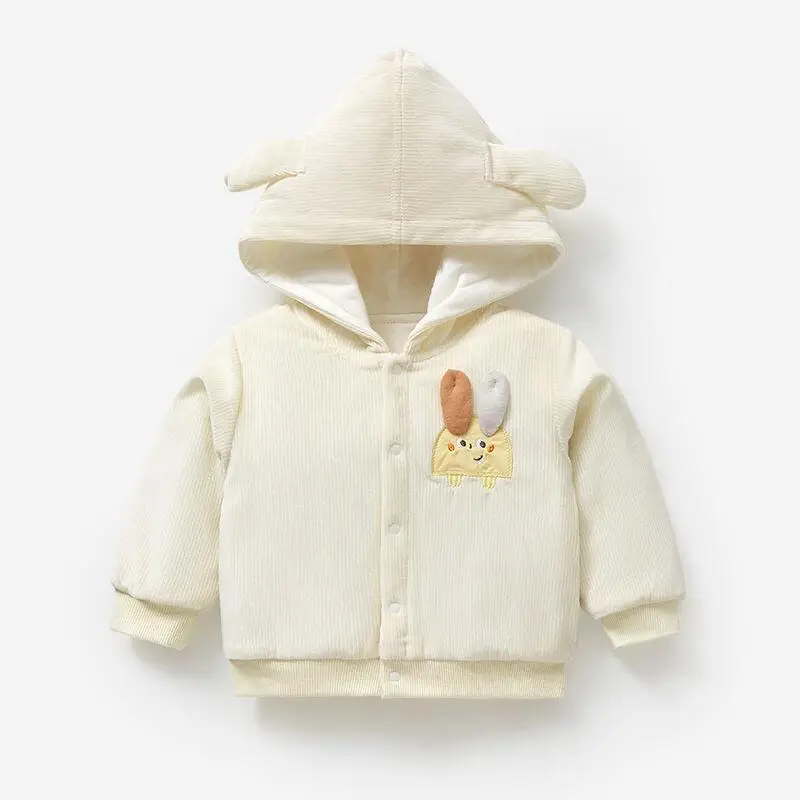 가을 겨울 남아 여아  경량 패딩 코트 키즈 푸퍼 재킷 두꺼운 따뜻한 면 소재 실내복 외투 아동복