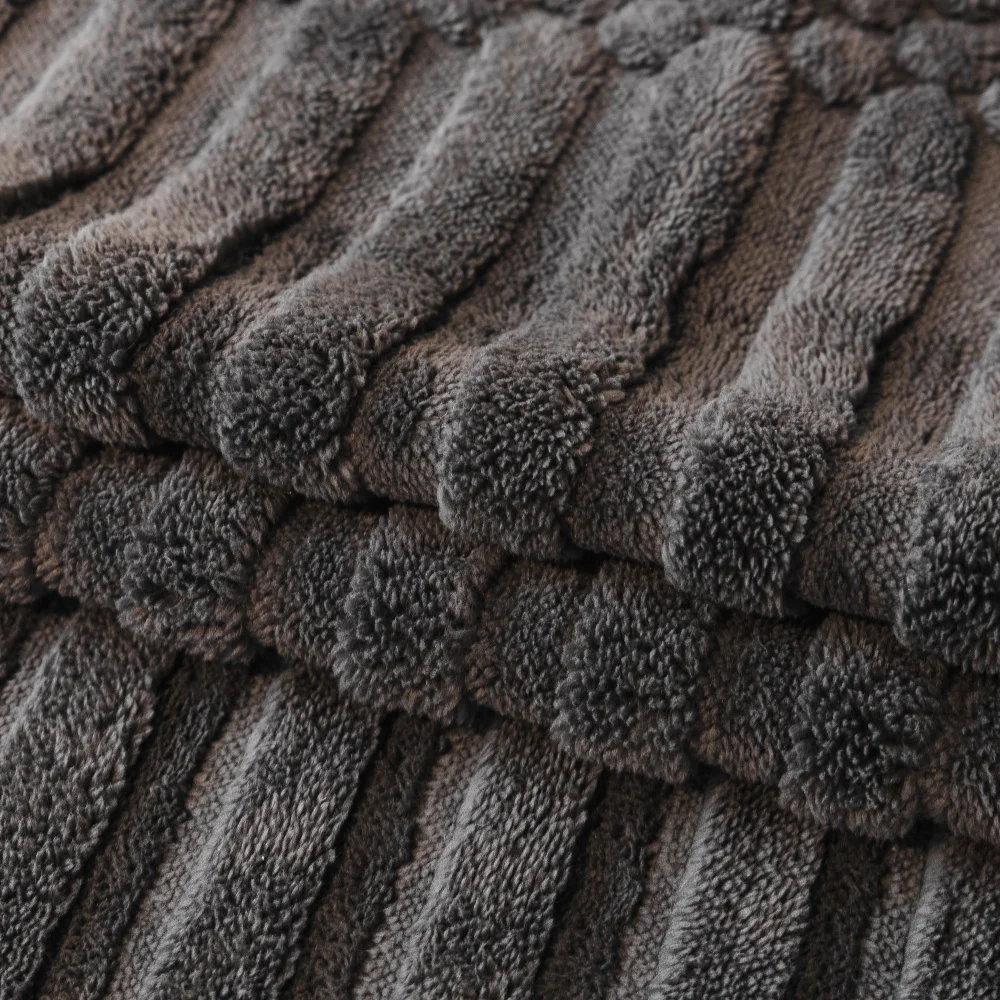 Thicken Warm Geometric Jacquard Fleece Anti-Slip Sofa Cover image 3