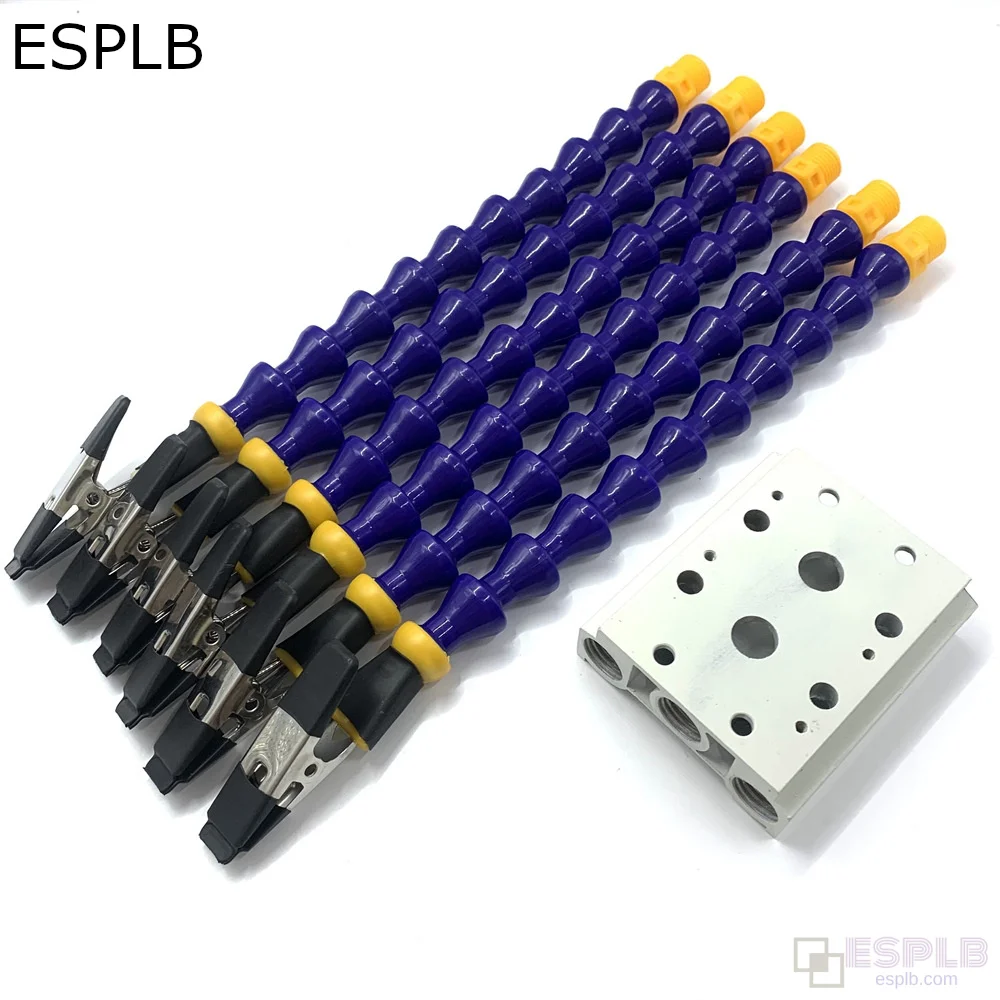 ESPLB Third Helping Hands Holder Universal Octopus Soldering Iron Bench Vise Table Clamp with Flexible Arms for TS101/100 PINE64