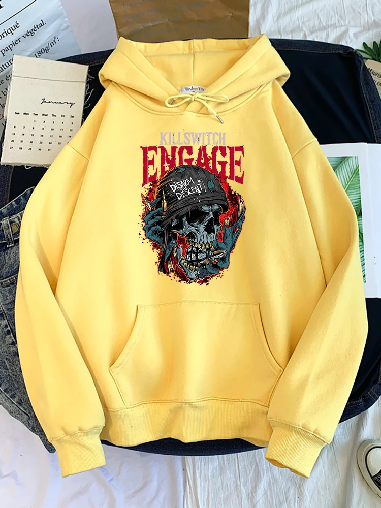 

Magnificently Morbid Art & Designs Featuring Skulls Hooded Female Fashion Hoodie Comfortable Sweatshirts Casual Women Streetwear