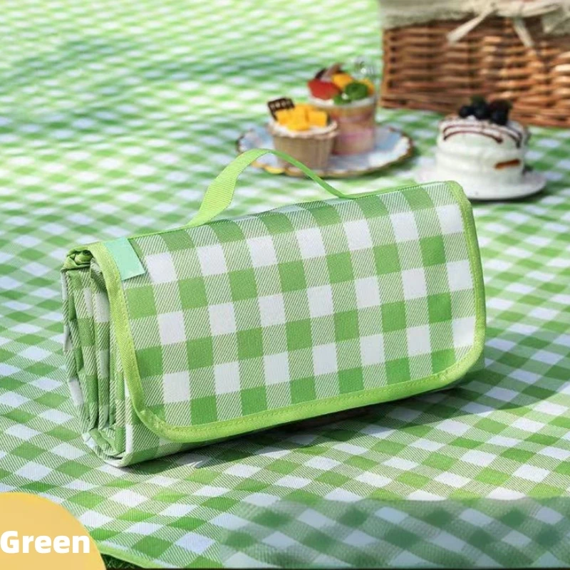 Esterilla de camping portátil, resistente al desgaste, impermeable, a prueba de humedad, para pícnic, senderismo, playa, viajes al aire libre
