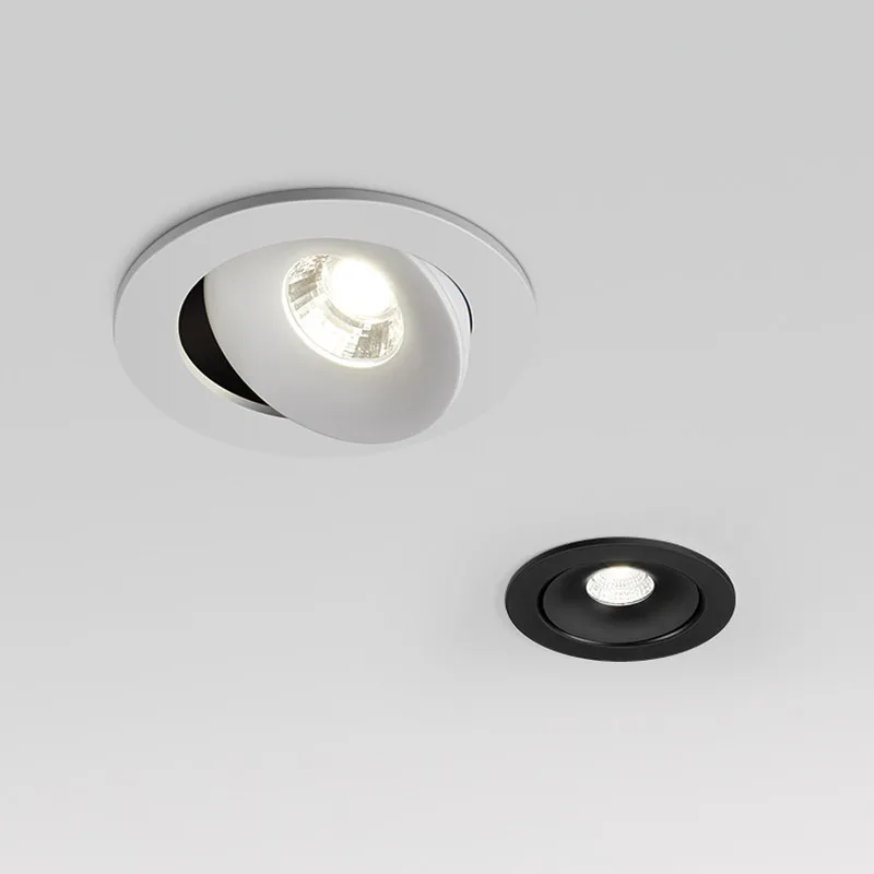 Embedded Dimmable LED Downlights 7W 9W 12W 15W 18W 20W 360&deg; Adjustable COB Ceiling Lamps Spot Lights AC90~260V led downlight recessed ceiling spotlight ceiling lamps