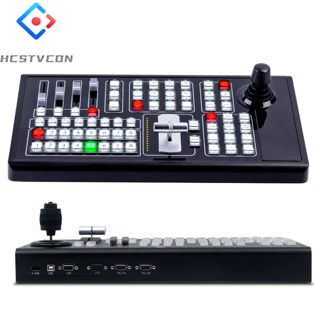 Vmix Broadcast Multi Format Data Video Audio Mixer Switcher PTZ Keyboard Controller Blackmagic Vmix Switcher for New Media Live