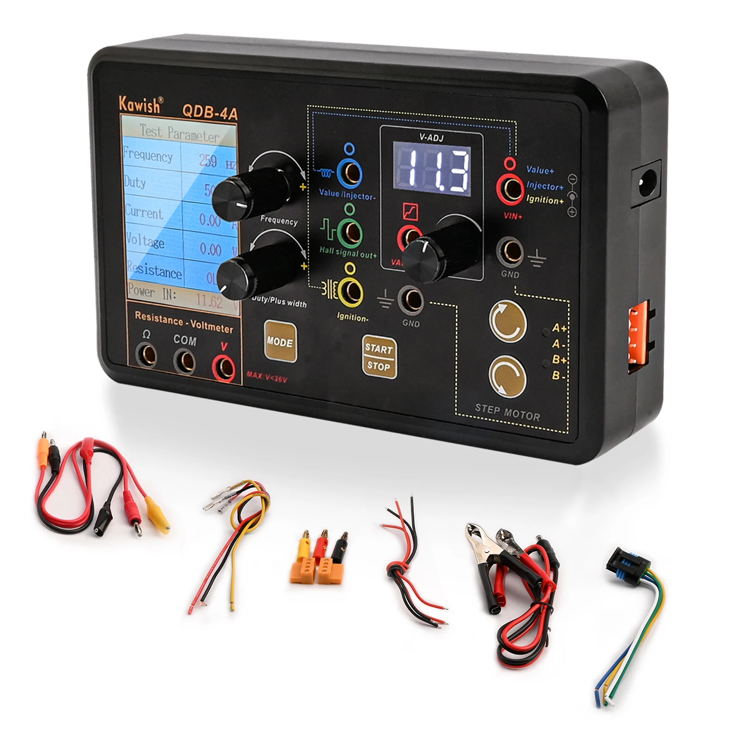 2025 NEW Auto Ignition Coil & Injector Tester – Solenoid Valve, Idling Stepper Motor, and Drive Simulator Diagnostic Tool 2