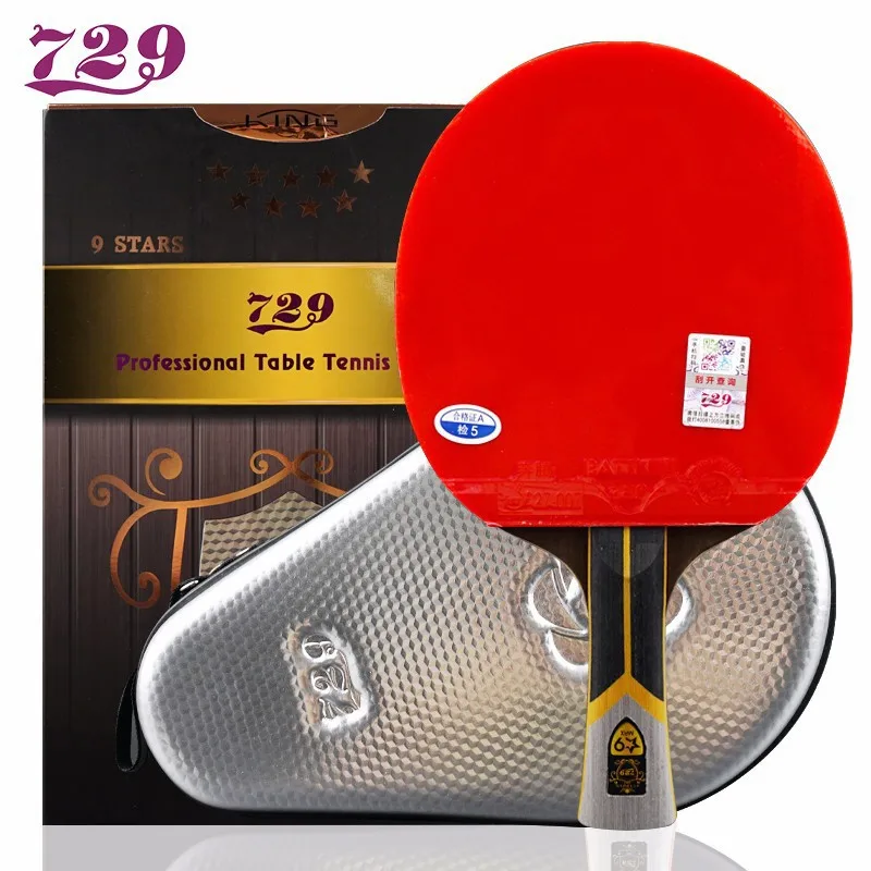 

Double fish 729 table tennis racket KING gold standard 6-9 star professional single racquet finished racket
