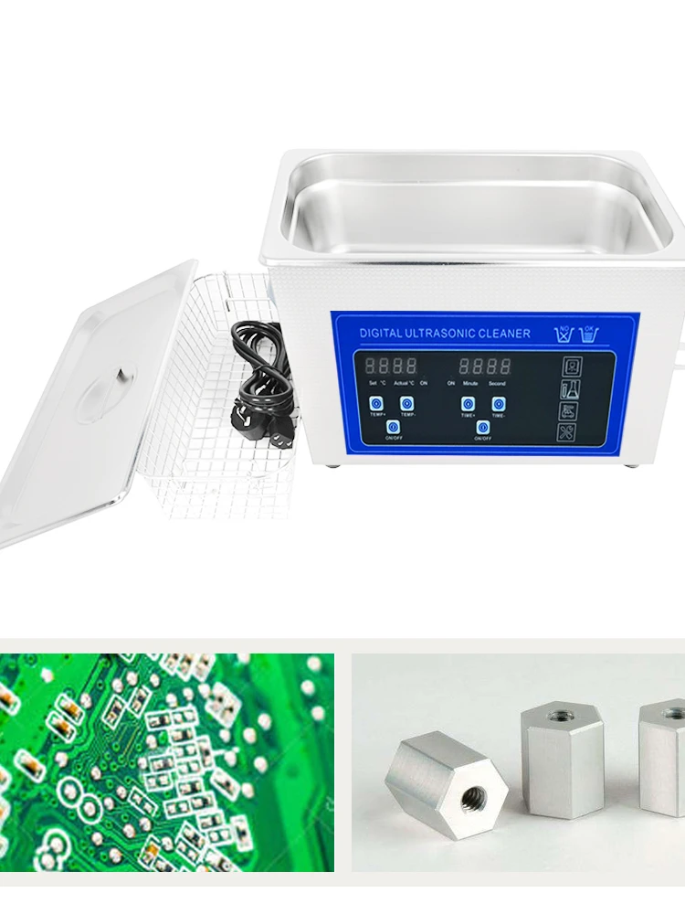6.5L Digital Ultrasonic Cleaner Bath Dpf Engine Block Parts Oil Rust Degreaser Wash Electric Cleaning Machine 6L 180W 28Khz