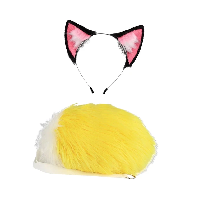 Halloweencostumes.com Women Fox Ears And Tail Set, Orange : Target