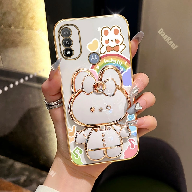 Lucky Rabbit Bracelet Plating Phone Case