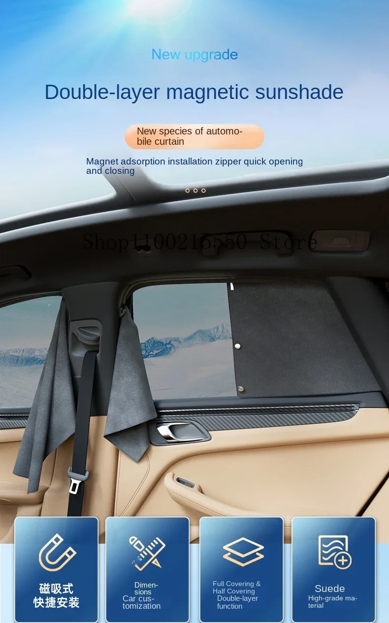 

Для Changan UNI-K 2022 2023 автомобильный солнцезащитный козырек переднее лобовое стекло боковые окна Защита от солнца теплоизоляция солнцезащитные шторы