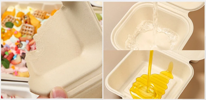 10pcs Disposable Packaging Lunch boxes, Food Containers for Vegetables, Fruit, Salad, D... - SKU DPLB2212 - UGI Packaging