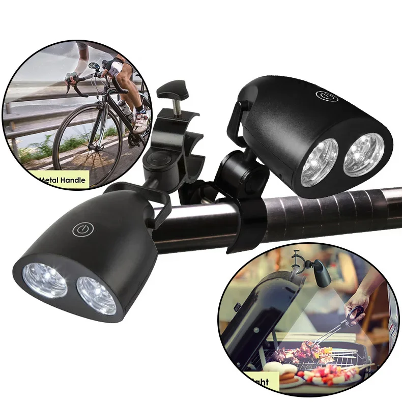Portable Grill BBQ Lights Barbecue Grilling LED Smart Touch Lighting Heat Resistant Waterproof Night Lamp BBQ Camp Accessories