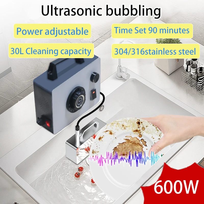 110V/220V Portable Sink Dishwasher Small Installation-free Automatic Household Vegetables,fruits,seafood,meat,Ultrasonic Cleaner 3