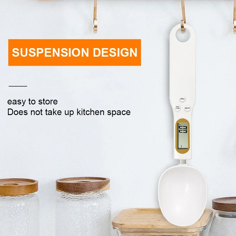 500g/0.1g Kitchen Measuring Spoons Digital Display Accurate Digital Kitchen Scale for Portioning Tea Flour Spices Medicine kitchen measuring spoons electronic scale measuring spoon set electronic kitchen scale electronic measuring spoon measuring cup and spoon set