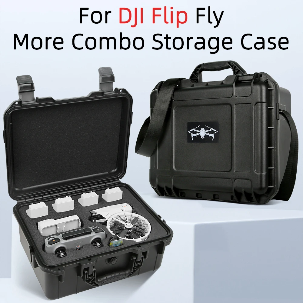 For DJI FLIP Accessory Storage Box For DJI FLIP Portable Travel Organizer Large Remote Control Accessory Storage Case
