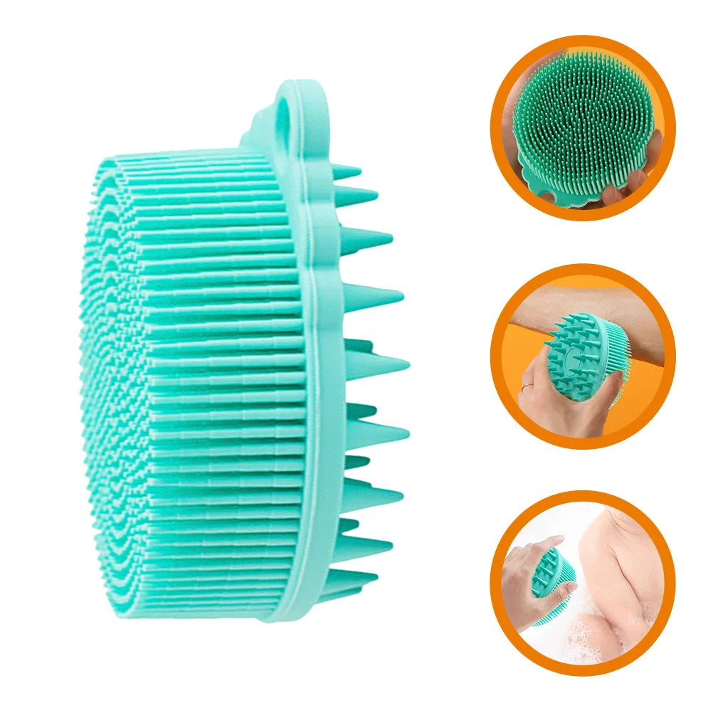 Sensory Tactile Brush Infant Bath Supple Bristle Body Scrubber Sponge Professional Shower Silicone Silica Gel Massage Adorable