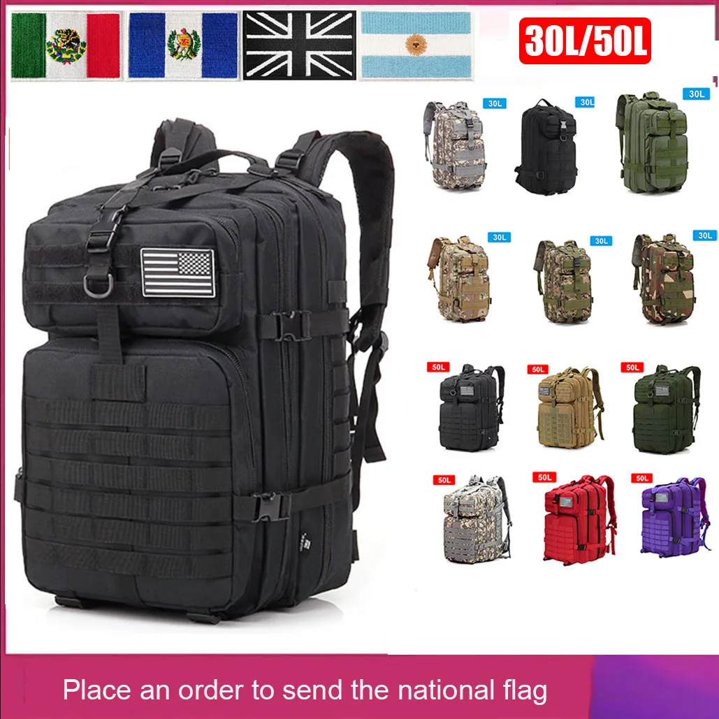 

900D Tactical Pack Travel Bag Backpack Men Military Tactical Rucksacks Waterproof Bags Outdoor Sports Trekking Hunting Bag