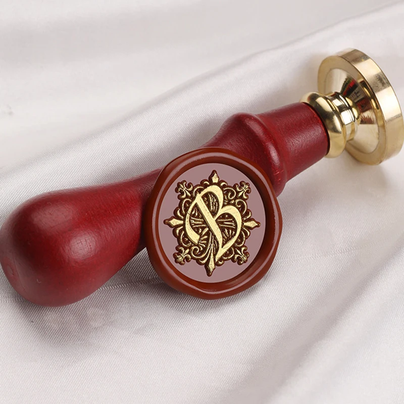 A-Z 씰링 왁스 스탬프 헤드 레터 레트로 도장 키트, 스탬프 로고, 스크랩북 서거트 프린트 세트, 웨딩 공예 비누 스탬프