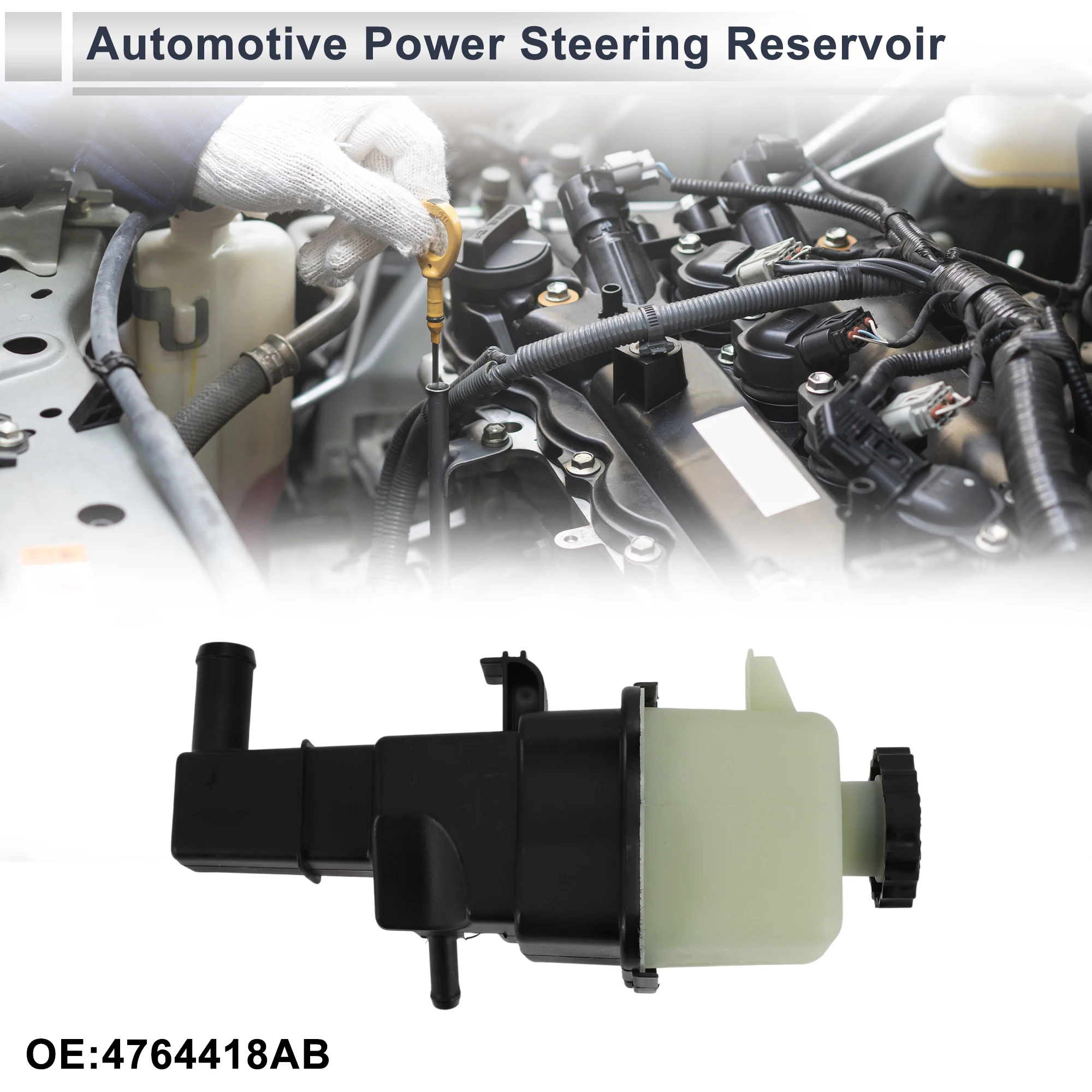 UXCELL Power Steering Reservoir for Chrysler Sebring 2001 2002 2003 2004 2005 2006 No.4764418AB 1 Pc