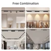 Full Set Spot Led Track Light 110V 220V Hanging Ceiling Lighting Rail Led Spotlight for Living Room Decor Bedroom Lamp Led Track 6