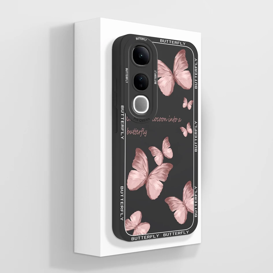 Cute Kitten Pattern Soft Silicone Anti-Drop Phone Case