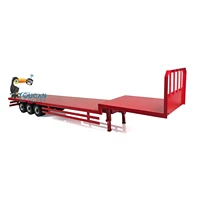 Metal 3Axle RC Trailer CNC Heavy Assembled Model for 1/14 Tamiyaya RC Tractor Truck Electric Wireless Military Vehicle TH19954 1