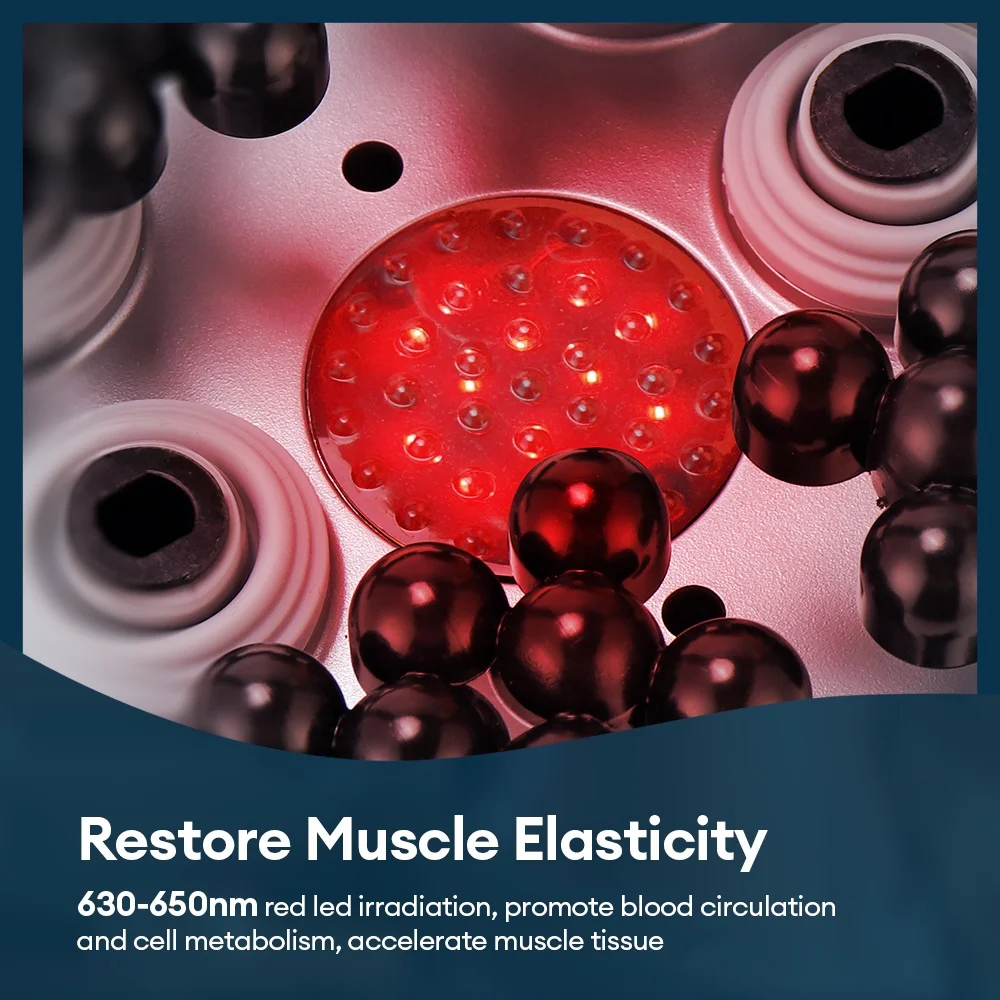 66-Heads Fascia Gun High-Frequency Vibration Body Massage Gun Back Waist Leg Massager Neck Shoulder Massager Muscle masajeador