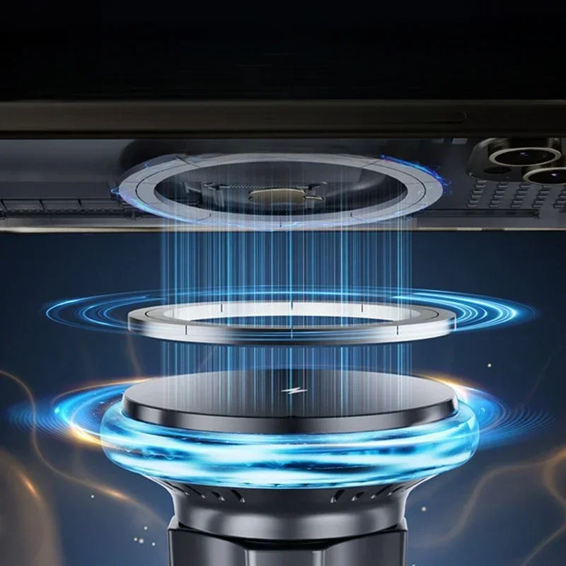 Phone Holder Mobile Phone Holder Magsafe Magnetic Car Phone Holder for Audi A1 Sportback 8XA 8XF 2011-Wireless Charging for Iphone 12 13 Pro