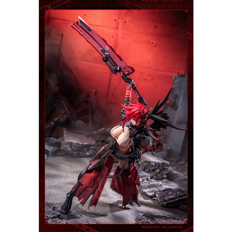 [새로운 재고 있음] 100% 공식  Animester Wolf Mastiff Force Karas Samurai 1/9 접착제로 덮인 이동식 피규어 모델 장난감