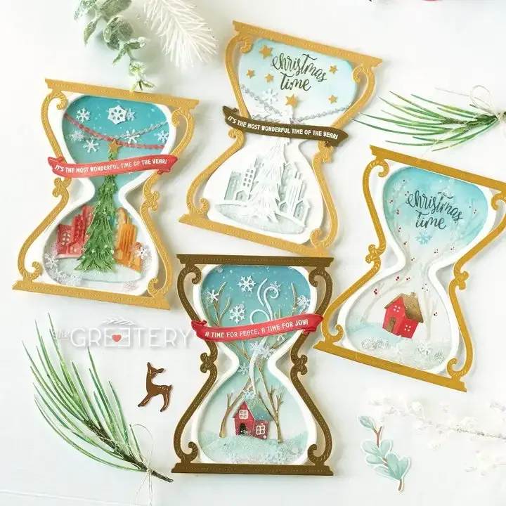 Opposites Attract Hot Foil Cutting dies And Stamps For Scrapbooking Stencil Embossing Mold DIY Paper Cards Craft