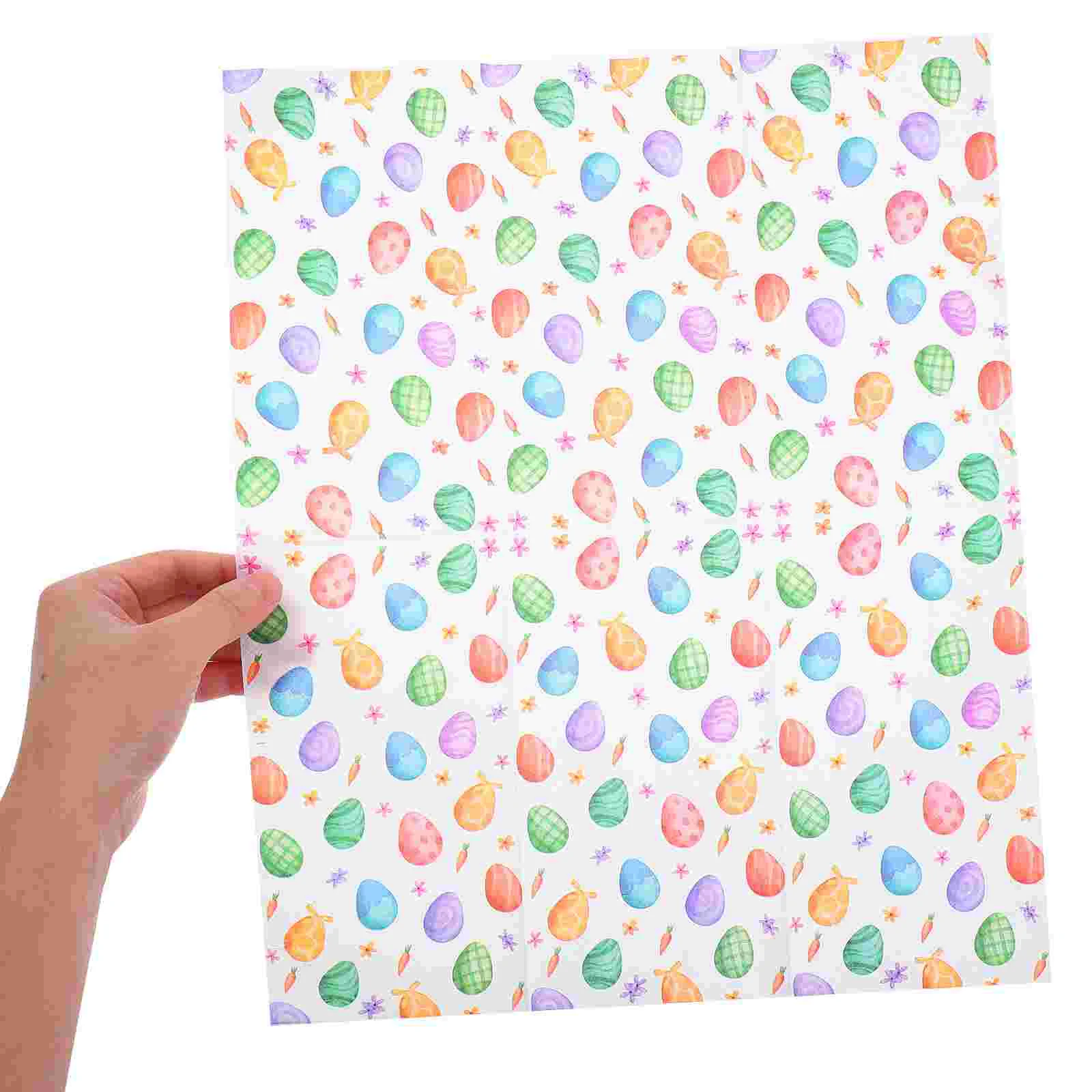20 Pcs Easter Napkin Decorative Egg Wreath Kids Party Napkins for Decoupage Seat Fish Holiday Paper Child