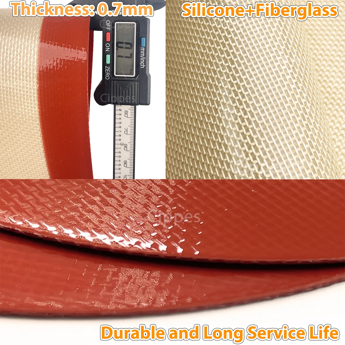 1/2PCS Silicone Baking Mats for Oven, Reusable Non Stick Heat Resistant Bakeware Sheet Liner, for Pastry, Cookie, Macaron, Cakes 5